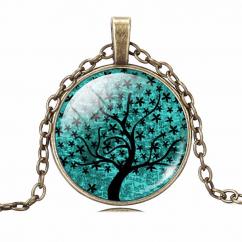 Life Tree Blue Pendant artificial imitation fashion jewellery online