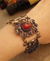European Ruby Vine Flower Bracelet artificial imitation fashion jewellery online