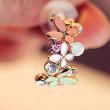 Cute Temperament Butterfly Semi-Circle Earrings artificial imitation fashion jewellery online