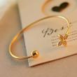 Gold Plated Sleek Flower Bracelet artificial imitation fashion jewellery online