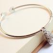 Silver Plated Valentine Heart Cut-out Love Bracelet artificial imitation fashion jewellery online