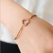Sleek Zirconia Stones Heart Bracelet artificial imitation fashion jewellery online