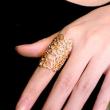 Cutout Lace Flower Gold Plated Ring artificial imitation fashion jewellery online